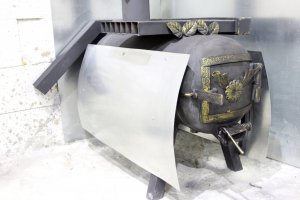 Буржуйка «Подового» типа из газового баллона