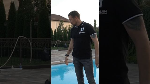 Бассейн с переменной глубиной #строительствобассейнов