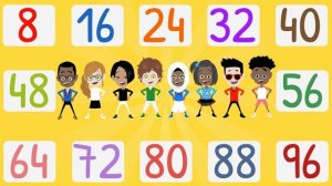 Eight Times Table | Eight Times Table Song | Multiplication Song | Maths Song | 8 | Times Tables