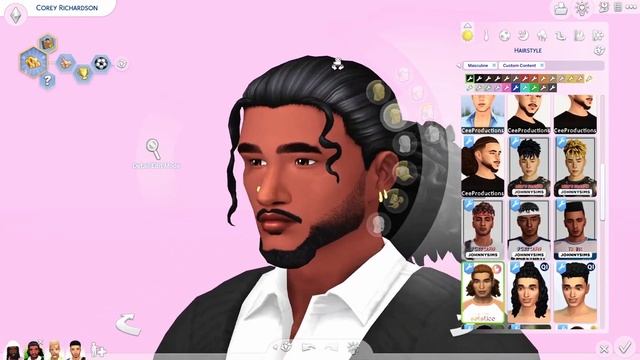 Black Male Hair Haul - Maxis Match // LINKS INCLUDED// The Sims 4 !! смотреть онлайн