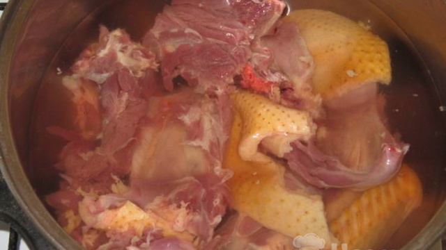 Жаркое из утки с картофелем