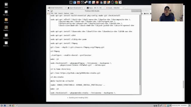 Compiling OBS-Studio for Debian смотреть онлайн