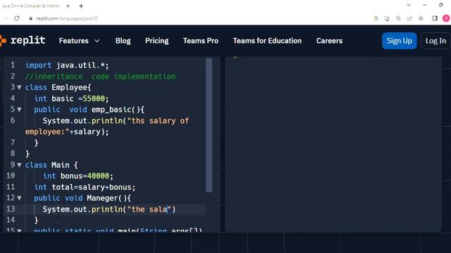 Inheritance Java code implementation  with Simple example 100%  Sure
