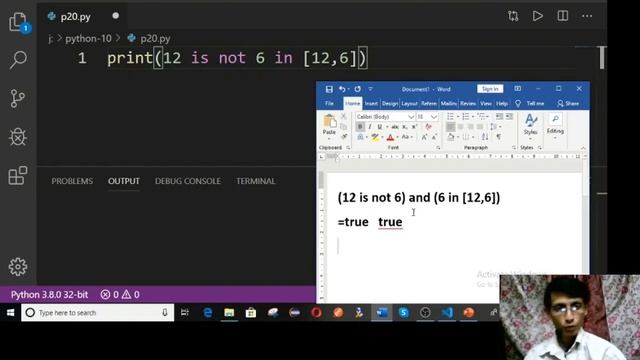 Python Operator Chaining --Python for absolute beginner
