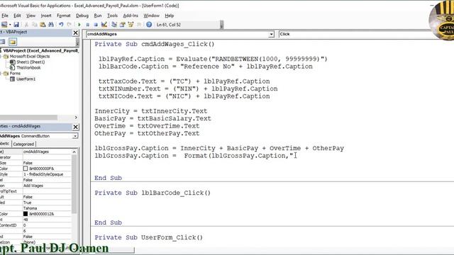 How to Create Advanced Payroll Management Systems with Search Function in Excel VBA - Part 2 of 3 смотреть онлайн