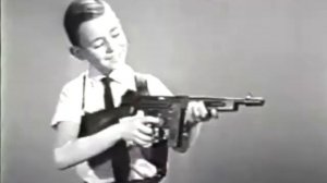 TF2 Heavy sells a Mattel Tommy Burst gun.