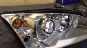 Ford Mondeo - ремонт фар установка линз диодные линзы