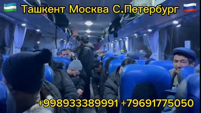 ТАШКЕНТ МОСКВА АВТОБУС УЗБЕКИСТАН РОССИЯ АВТОБУС 2024