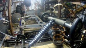 Подвеска самодельного снегохода