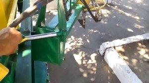 Обзор комбинированного агрегата (мульчирование + вертикальная почвенная фреза)