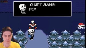 Г0ЛЫЙ МАРИО В UNDERTALE - СУПЕР УГАР ! - Mariotale - If Mario was in...Undertale. - Реакция