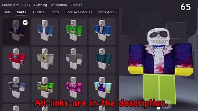 How to make an ACCURATE Horror Sans Roblox Avatar смотреть онлайн