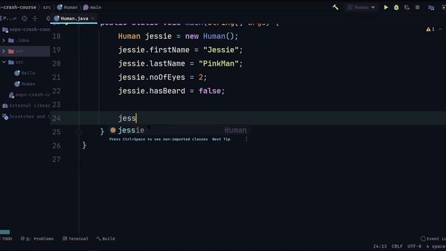 OOP in Java Episode-2 : Instantiation and the 'new' keyword | Object Oriented Programming in Java смотреть онлайн