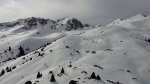 Скитур и пейзажи с коптера в Жыргалане