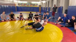 Обучение борцов технике партера. Шамиль Османович