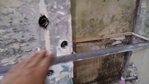 подготовка стен покрашенных масляной краской под плитку