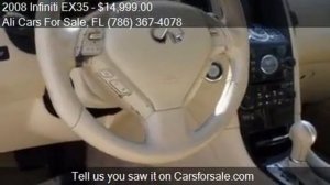 2008 Infiniti EX35  for sale in WESTON, FL 33331 at the Ali