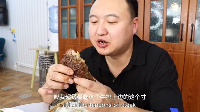 5斤牛排，阿强做“酱焖牛排”，软嫩脱骨，入口爆汁真的香｜Mukbang【cram阿强】