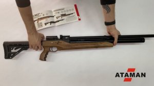 Обзор пневматической PCP винтовки со складным прикладом ATAMAN КАРАБИН M2R