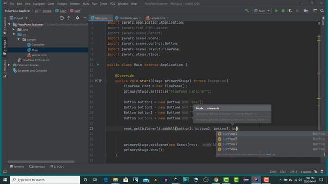 FlowPane | JavaFX GUI Tutorial for Beginners