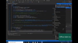 Visual Studio template using .NET Core + Fabric React for Office Add-ins