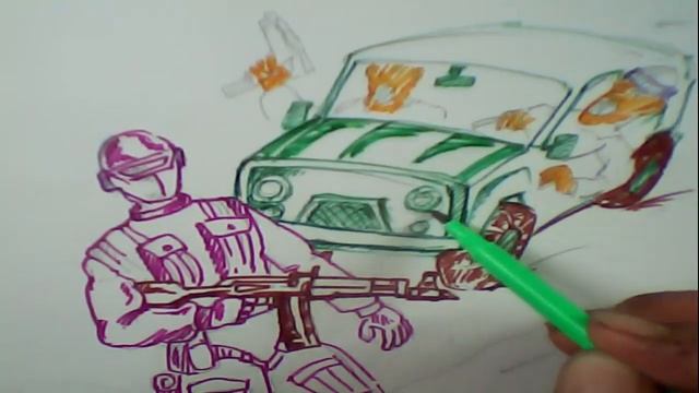 PUBG free graphiti fantazy/ Вольная фантазия на тему ПУБГ. смотреть онлайн