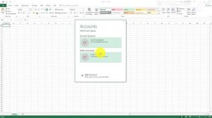 3.3 Excel 2016 Sign In