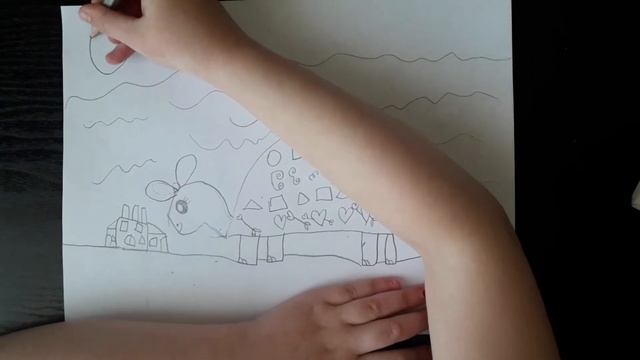 Как нарисовать черепаху ? Морская черепашка. Рисунки для детей? смотреть онлайн