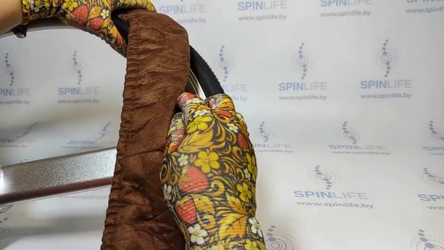 Чехлы (тапочки) для задних колёс инвалидной коляски, из кожи (замш), коричневый цвет смотреть онлайн