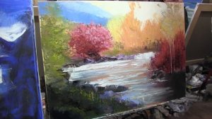 Яркие краски в пейзаже  Мастер класс  Художник Игорь Сахаров