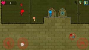 Red And Blue Stickman : Animation Parkour Level 1 Gameplay Walkthrough.