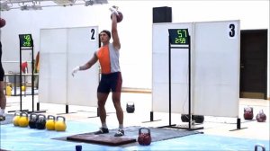 Anton Anasenko - kettlebell biathlon in Finland 2010 (total score - 266)