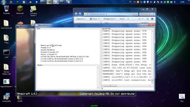 Comment crée un serveur minecraft bukkit en 1.4.7 - de 15 minutes tres facilement. смотреть онлайн