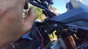 Бенелли 600GT без обвеса. Установка защиты радиатора.