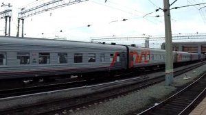 Первый рейс поезда №080У Москва — Челябинск