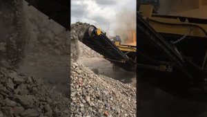 Мобильная дробилка для бетона