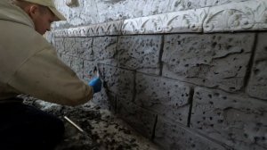 оформление фасада  декоративный камень. ремонт цоколя.мастер  Коля Меленчук.