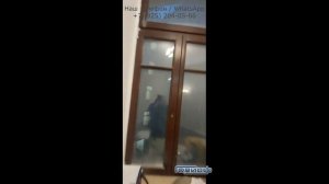 Замена разбитого стекла деревянного окна