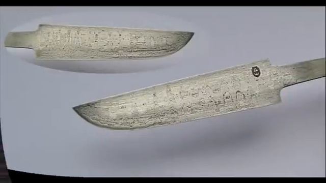 Дамасская сталь из ржавого железа.