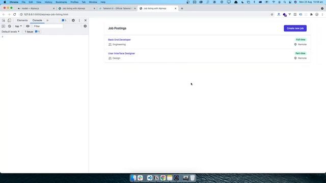 Let's build a Job listing App with Alpine.js смотреть онлайн