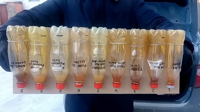 Тест моторных масел на текучесть - 20 градусов смотреть онлайн