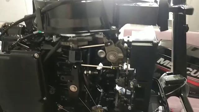 Лодочный мотор Mercury (Tohatsu) 40 697cc., 3 цилиндра. Увеличение мощности,заслонки карбюраторов. смотреть онлайн