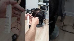 Как подстричь круглую внешнюю градуировку.