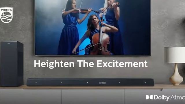 Philips Soundbar 3.1 with Wireless Subwoofer TAB8805 смотреть онлайн
