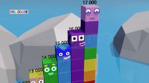 Looking for Numberblocks Step Squad 1 1000 to 30,000 HUGE Standing Tall Numberblocks Number Pattern