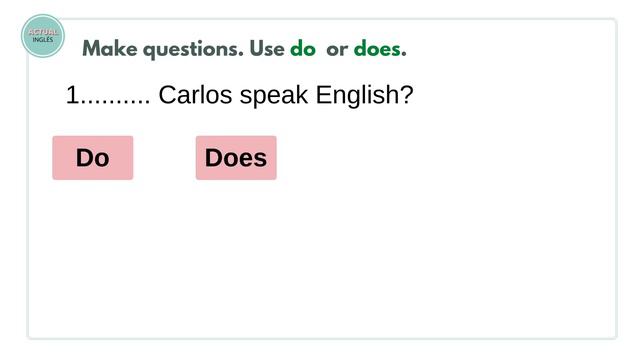 Ejercicios con do y does con respuestas смотреть онлайн