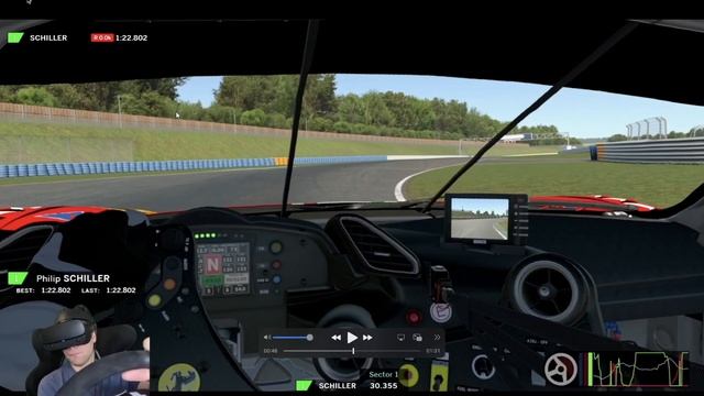 GUIDE - Ferrari Fixed 1:22.6 LAP  Oschersleben Ferrari 488 GT3 EVO iRacing VR