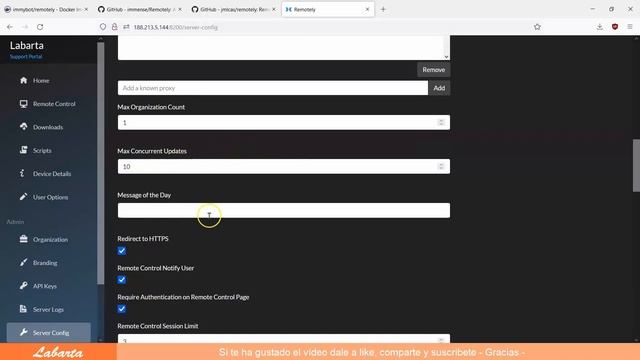 Cómo instalar Remotely usando Docker compose смотреть онлайн