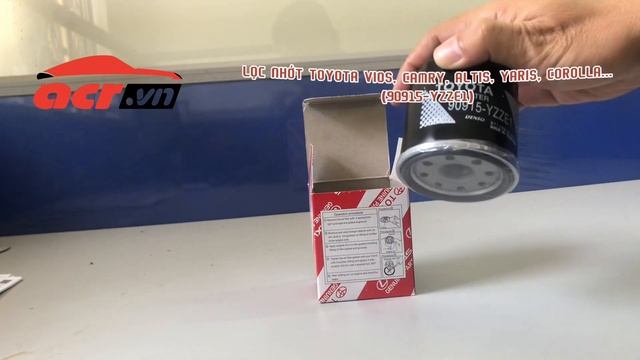 LỌC NHỚT TOYOTA VIOS, CAMRY, ALTIS, YARIS, COROLLA, RAV4... 90915YZZE1 (90915-YZZE1) | Acr.vn