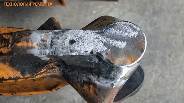 Ремонт опоры подшипника переднего моста экскаватора Case 580 SM смотреть онлайн